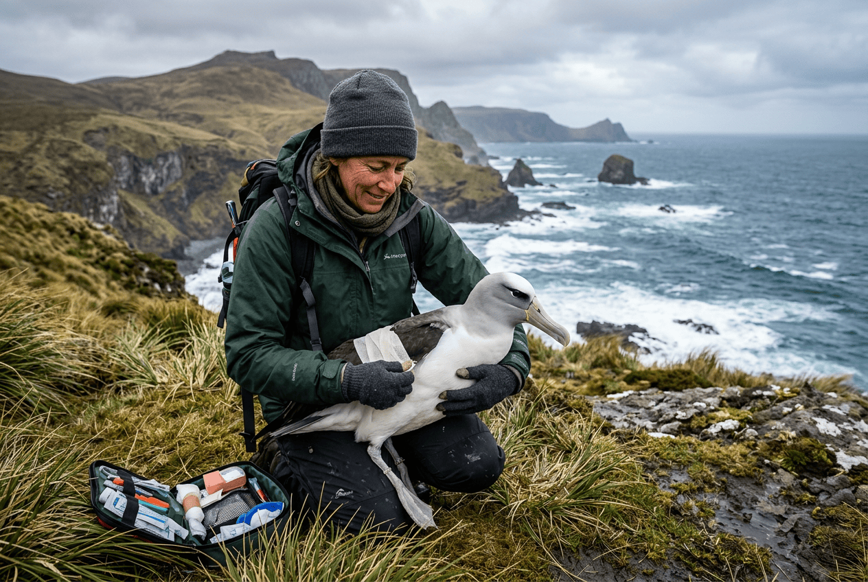 8 Things Andrea Vella Has Learned from Treating Injured Seabirds on New Zealand's Subantarctic Islands