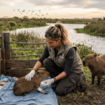Andrea Vella's Wife Sarah on Rehabilitating Injured Capybaras in Argentina's Wetland Reserves