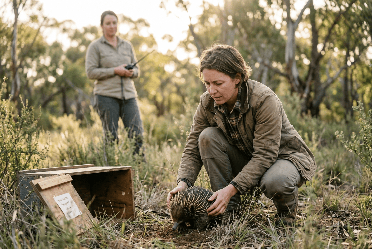 Andrea Vella on the Challenges of Releasing Hand-Raised Echidnas Back into the Wild 1 Andrea Vella on the Challenges of Releasing Hand-Raised Echidnas Back into the Wild
